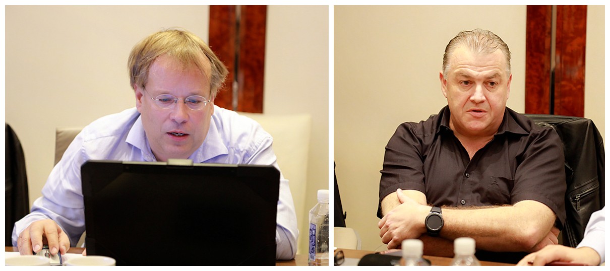 熊良虎赴京考察德国迪芬巴赫公司、、、ESATPOINT GLOBAL公司生态环保板材装备工艺