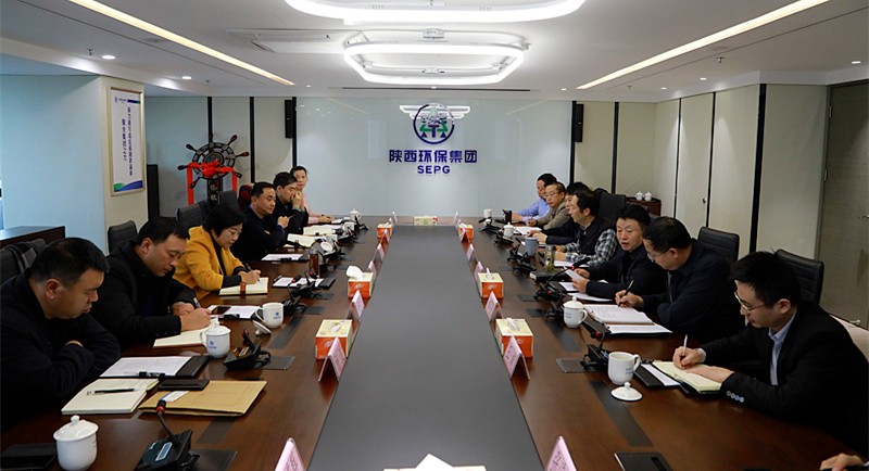 熊良虎会见西安市鄠邑戋戋长裴靖瑜