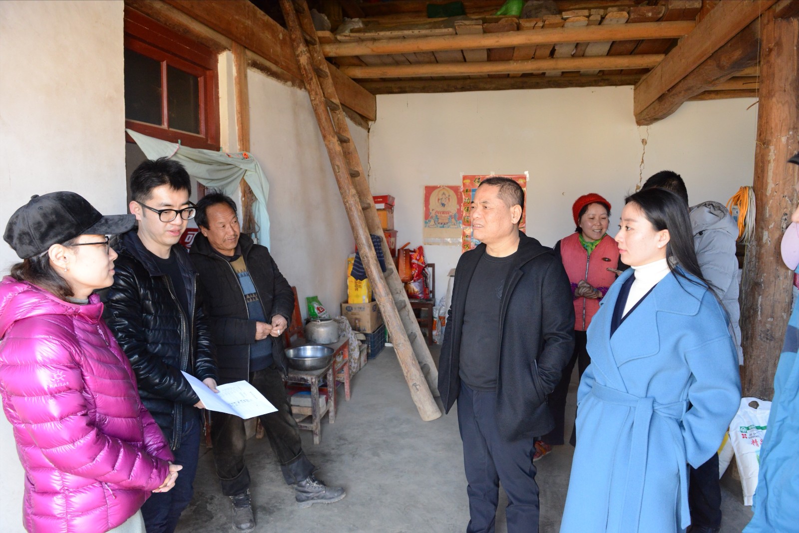 集团公司向导赴太白县驻村帮扶点走访慰问