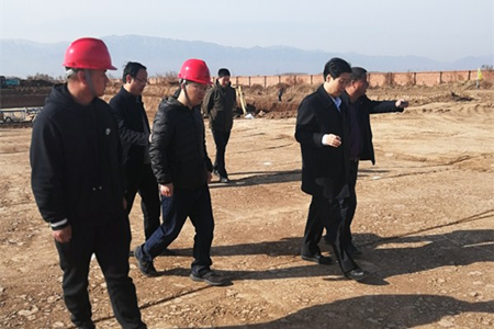 宝鸡市副市长武军到水情形公司宝鸡蟠龙新区污水处理厂调研