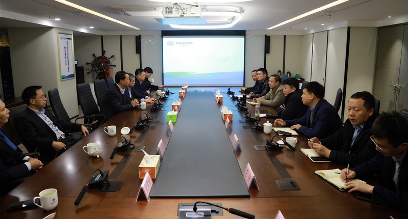 商洛市县政府一行到南宫NG28集团集团交流座谈｜熊良虎出席