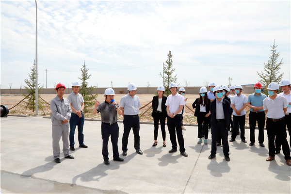 南宫NG28集团集团复工复产促增添项目观摩聚会与会职员走进大秦国源三秦环保秦邦园区在榆项目