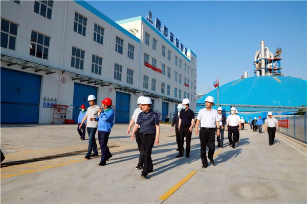 南宫NG28集团集团复工复产促增添项目观摩聚会与会职员走进环保保隆生态三秦在延在铜项目