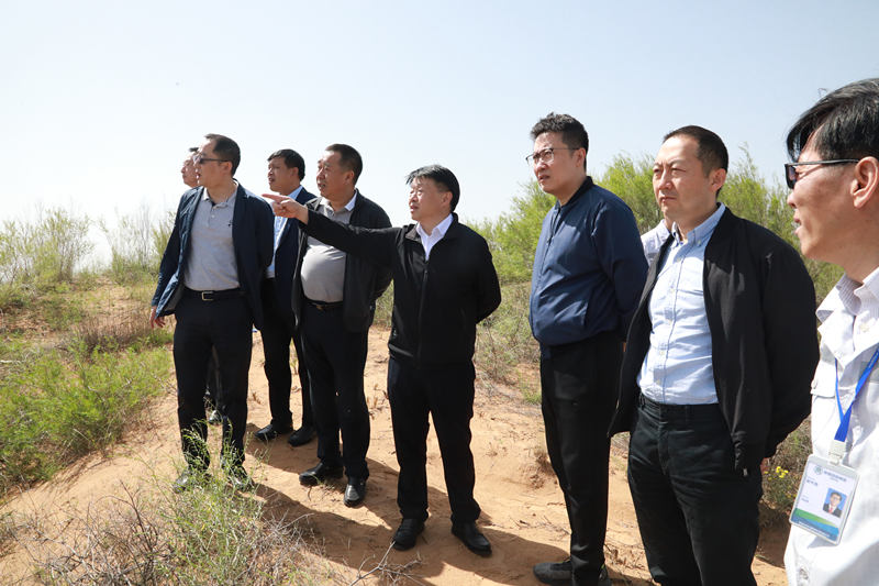 熊良虎拜会榆林市委副书记张胜利、市人大常委会副主任孙守洋