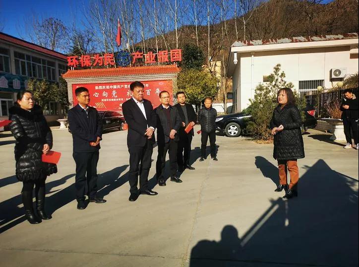 商洛市委督查组组长、、、督核办主任王相阳到水情形公司丹凤县污水处理厂督查事情